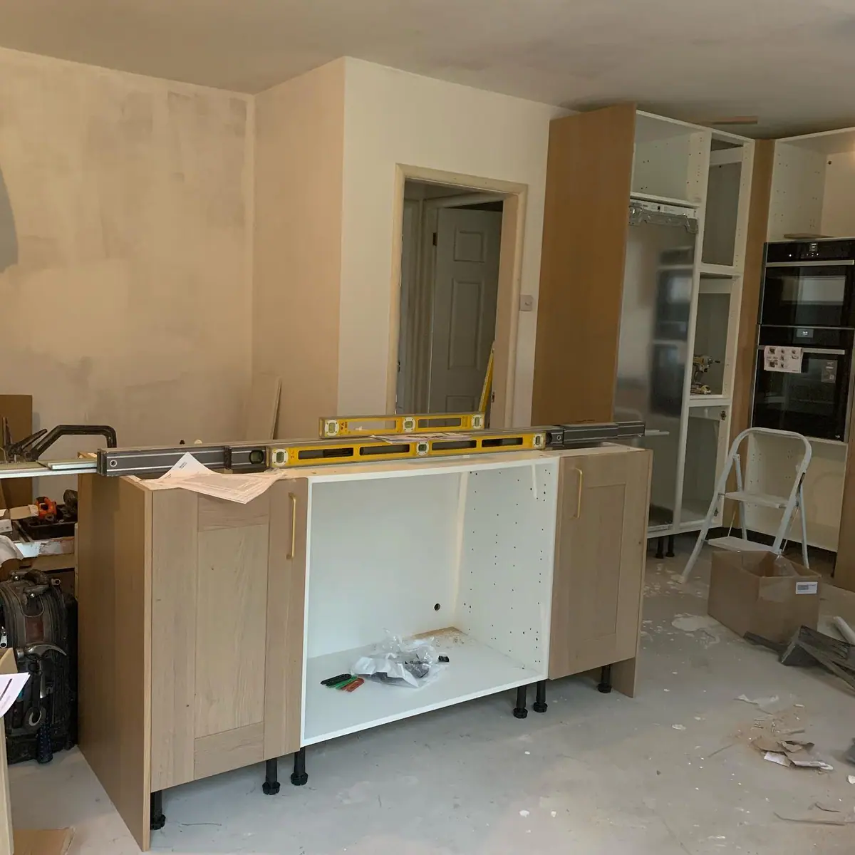 Lewis Brothers Carpentry on site in Crawley