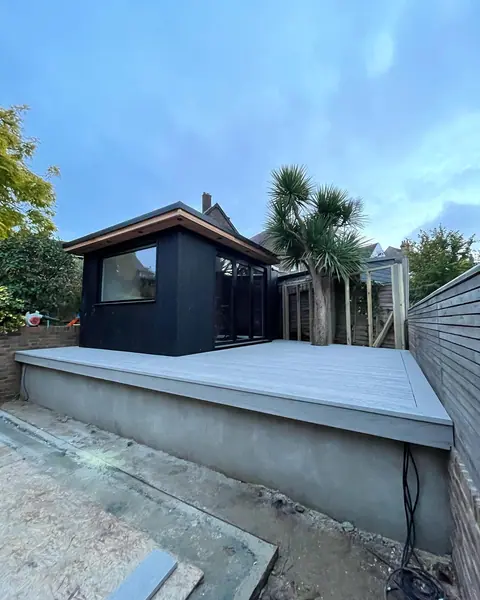 Great days work. !!! THE A TEAM #millboard #carpentry #garden #decking