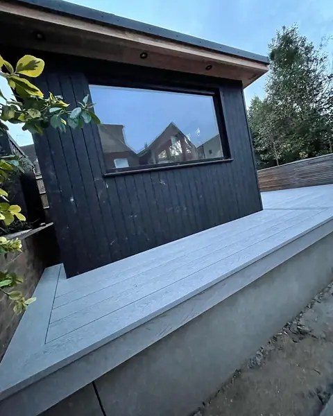 Great days work. !!! THE A TEAM #millboard #carpentry #garden #decking