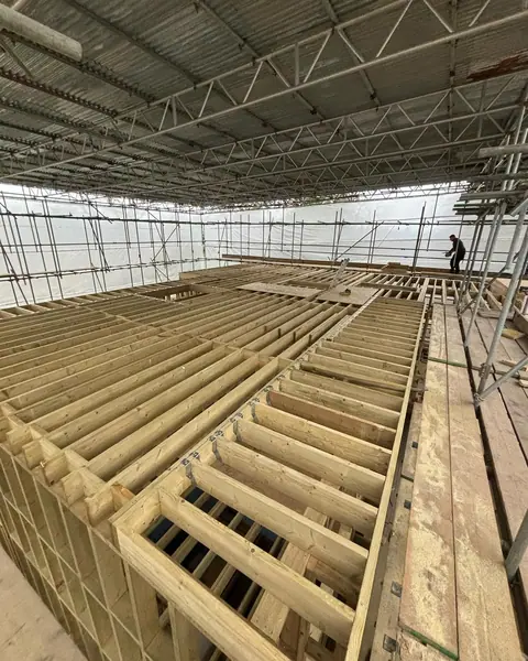 Ready to form parapet walls,furings and warm deck it 😍👍🏼👊 #carpentry #timber #ti