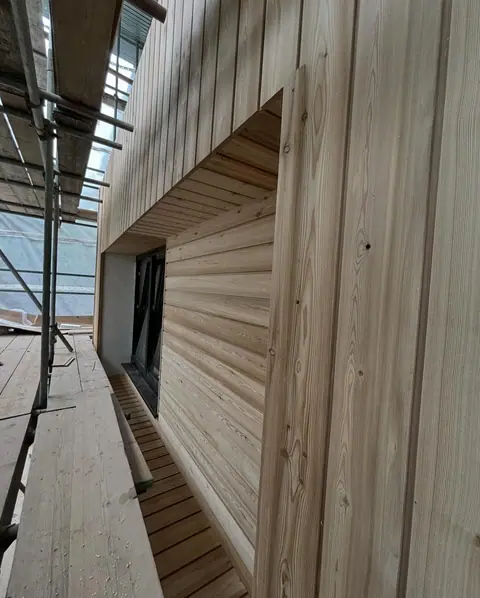 Onto the next thing on the list!• • • • • • • •  #cladding #timberframe #house #