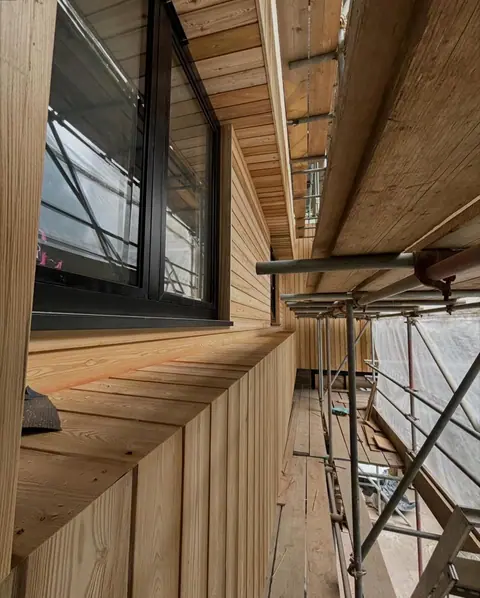 Onto the next thing on the list!• • • • • • • •  #cladding #timberframe #house #