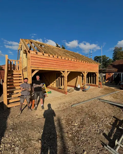 Been a busy week & some hours put in this week but well worth it. #oak #oakframe