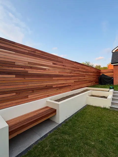 4 evenings done on this cedar fence to help get the customer ready for party’s! 