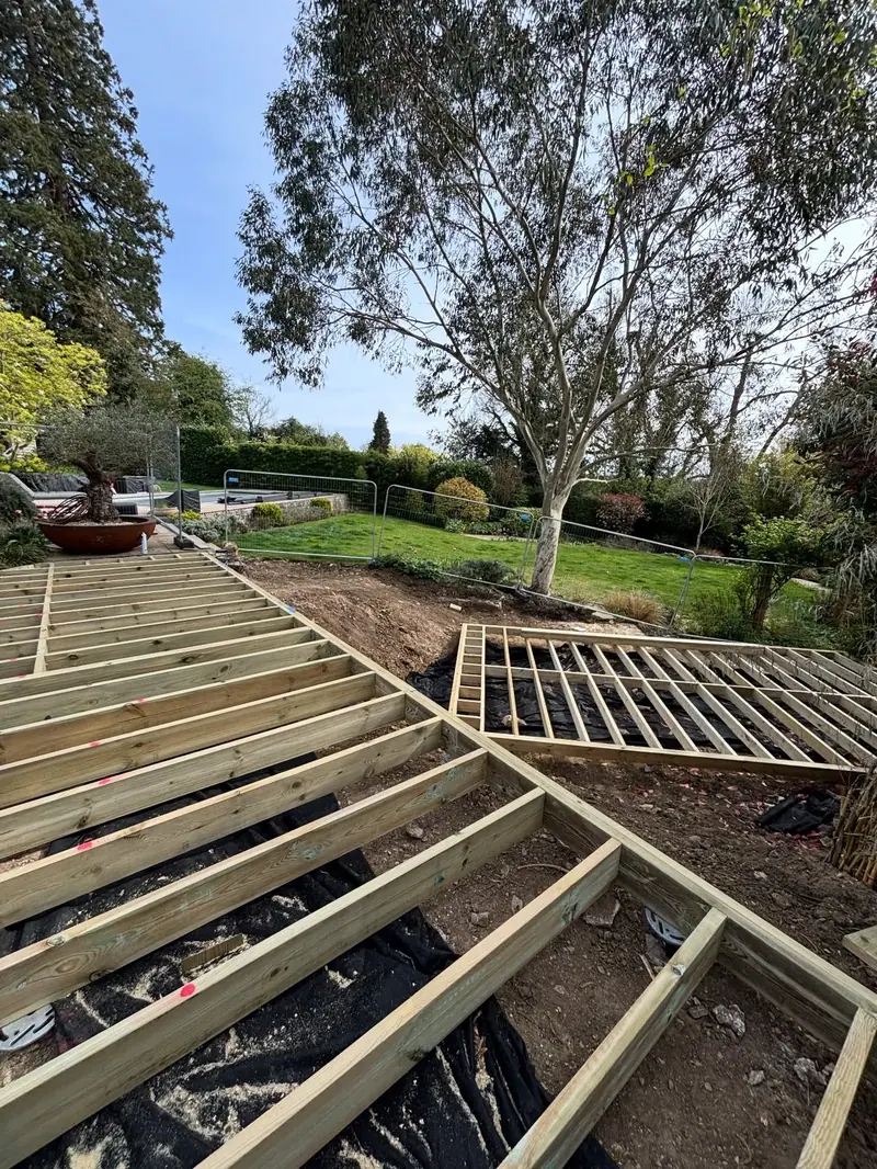 Decking job in Sussex