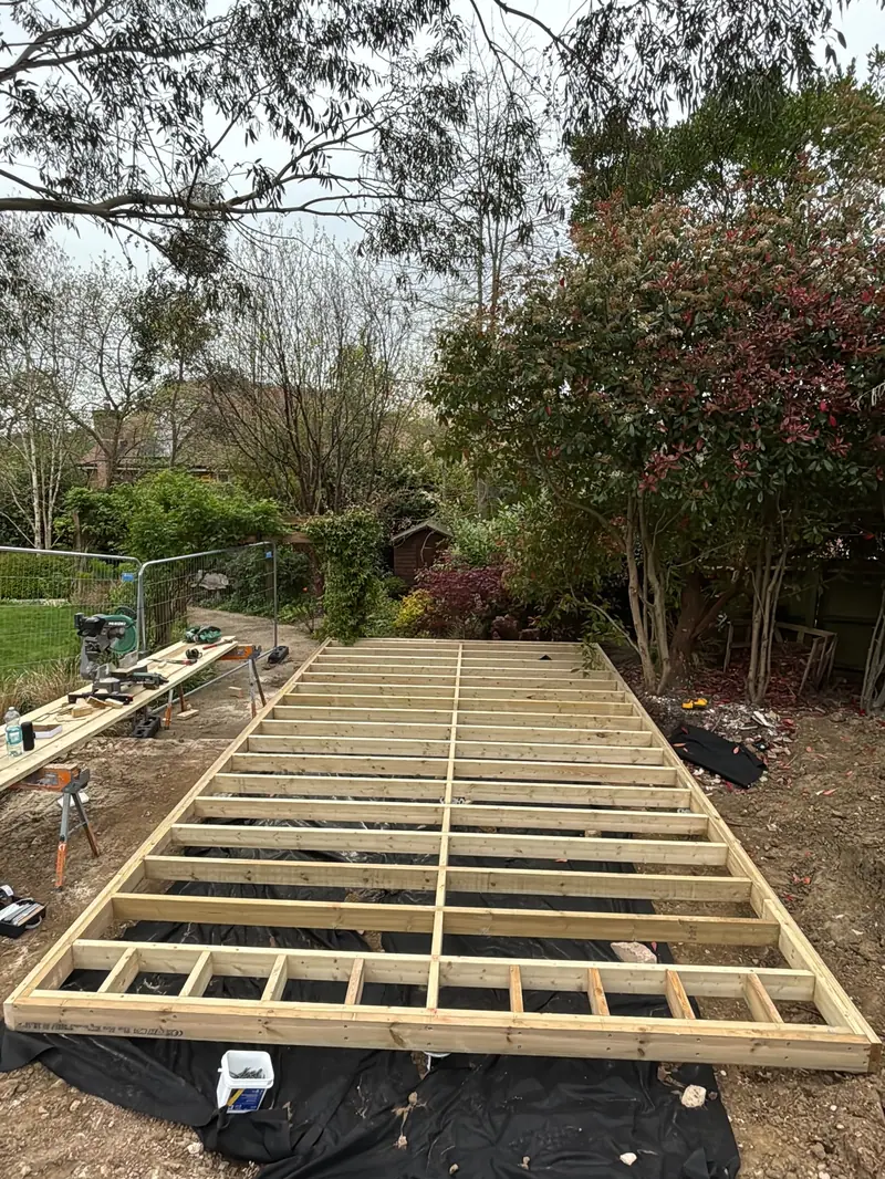 Decking job in Sussex
